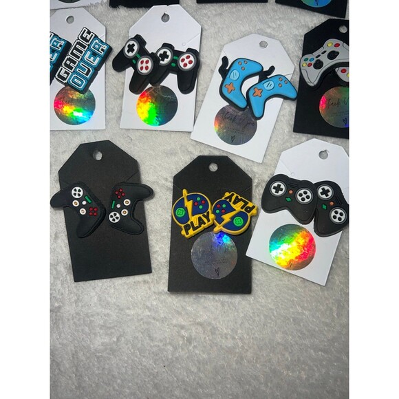 11 new, game theme earrings - Picture 4 of 4